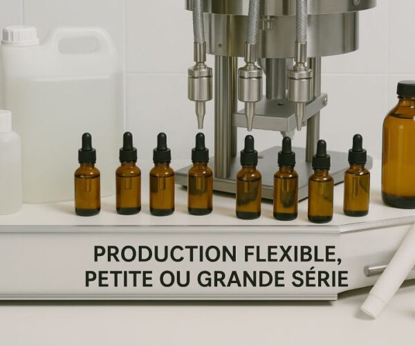 Production flexible petite ou grande série cosmetiques maroc